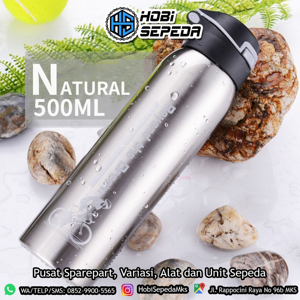 Jual Botol Minum Sepeda Termos Ml Aluminium High Quality Shopee Indonesia