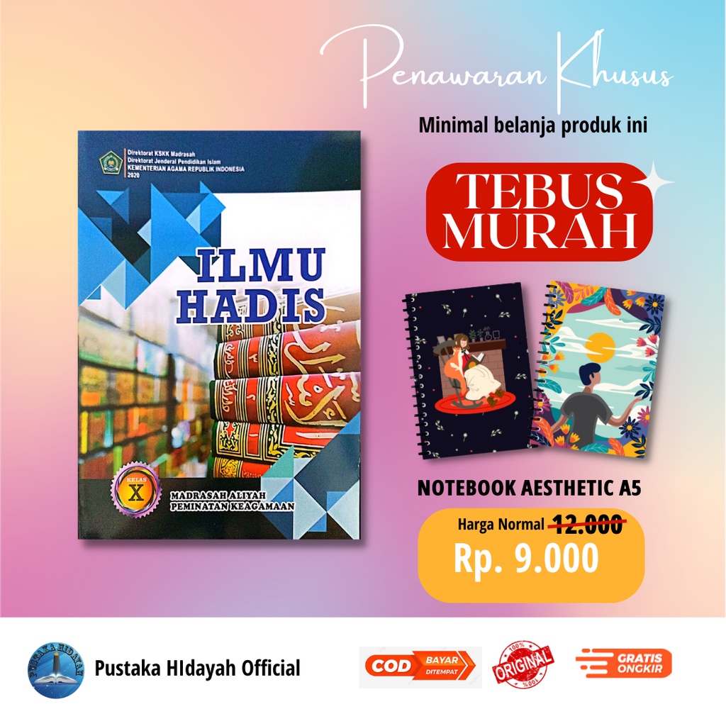 Jual Buku Siswa ILMU HADIS Peminatan Kelas 10 Madrasah Aliyah - KEMENAG ...