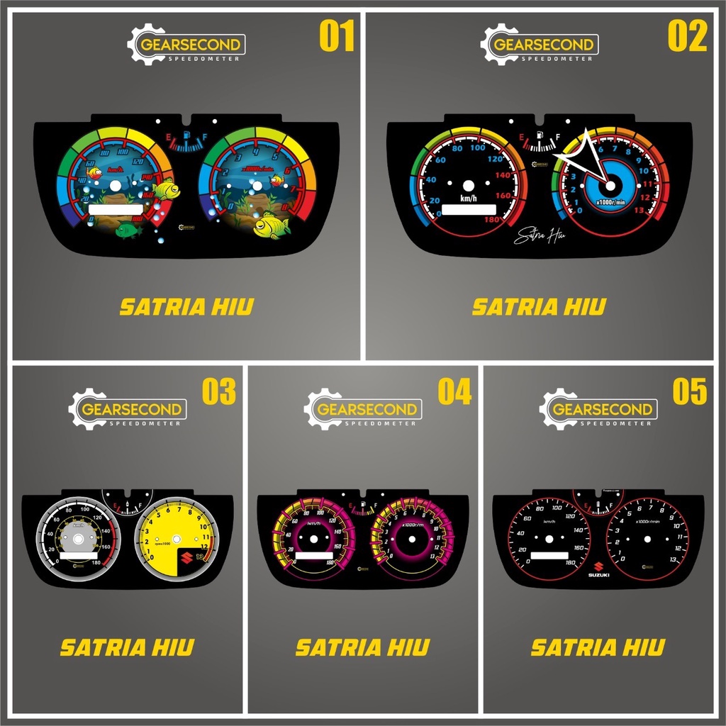 Jual PANEL SPEEDOMETER CUSTOM SATRIA HIU GEARSECOND JAKARTA Shopee