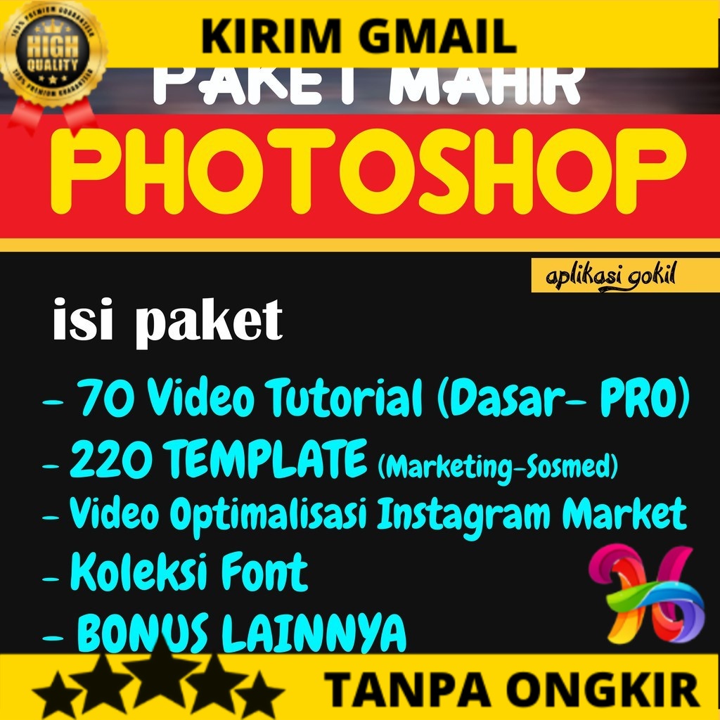 Jual Belajar Edit Foto Photoshop, Tutorial, Template, Font | Shopee