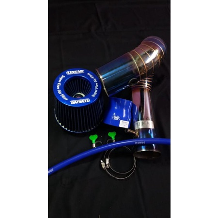 Jual ATHENA Open Filter brio, mobilio, filter racing open pipe (blue ...