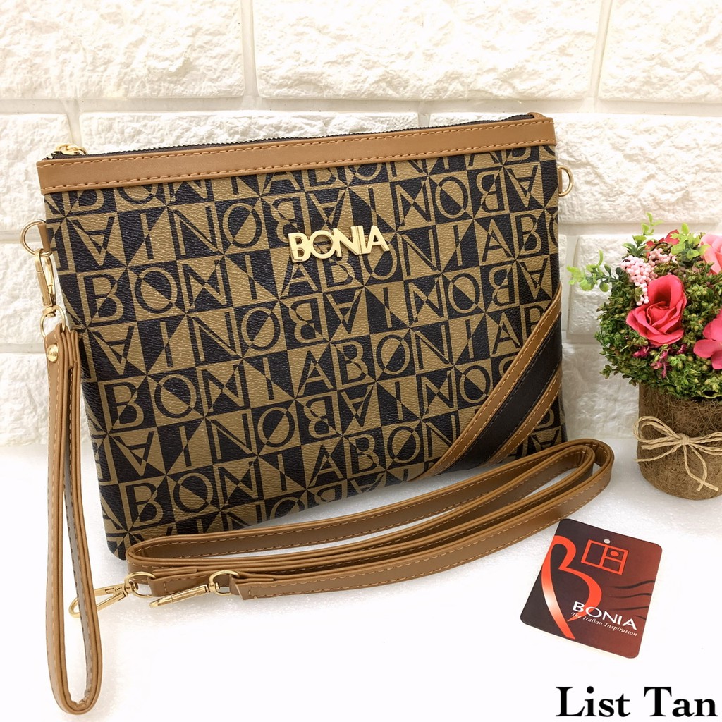 Jual Tas Batam BONIA LINE Super Premium Import Clutch selempang wanita ...