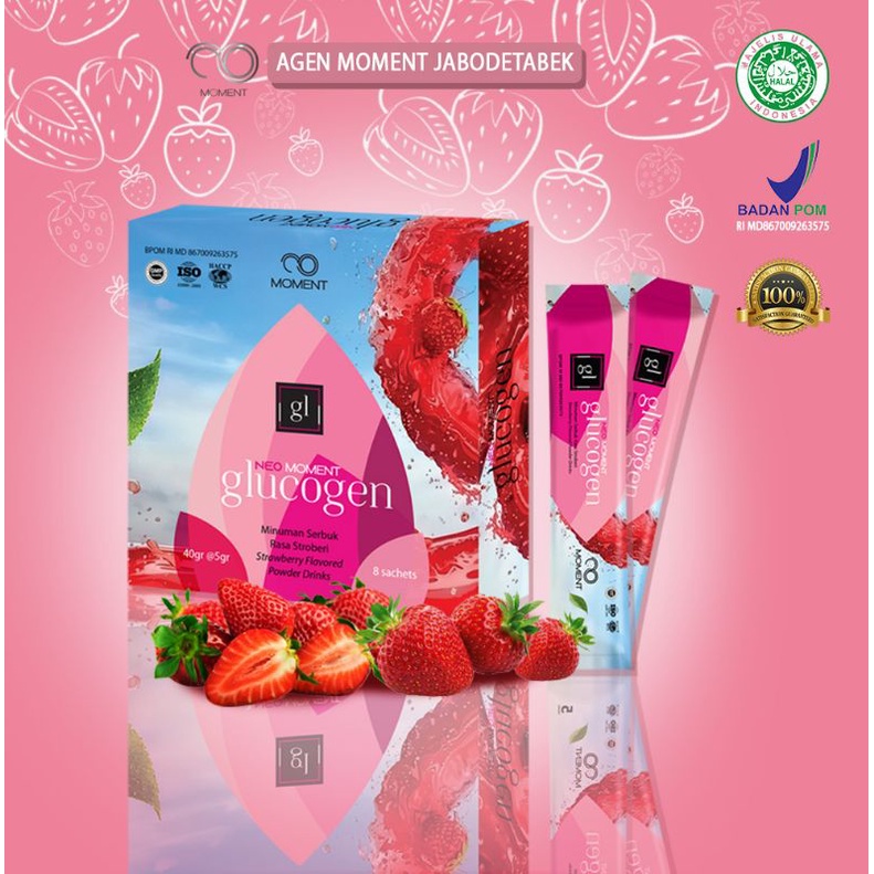 Jual NEO GLUCOGEN MOMENT GLUTATHIONE & COLLAGEN SUPLEMENT PEMUTIH 