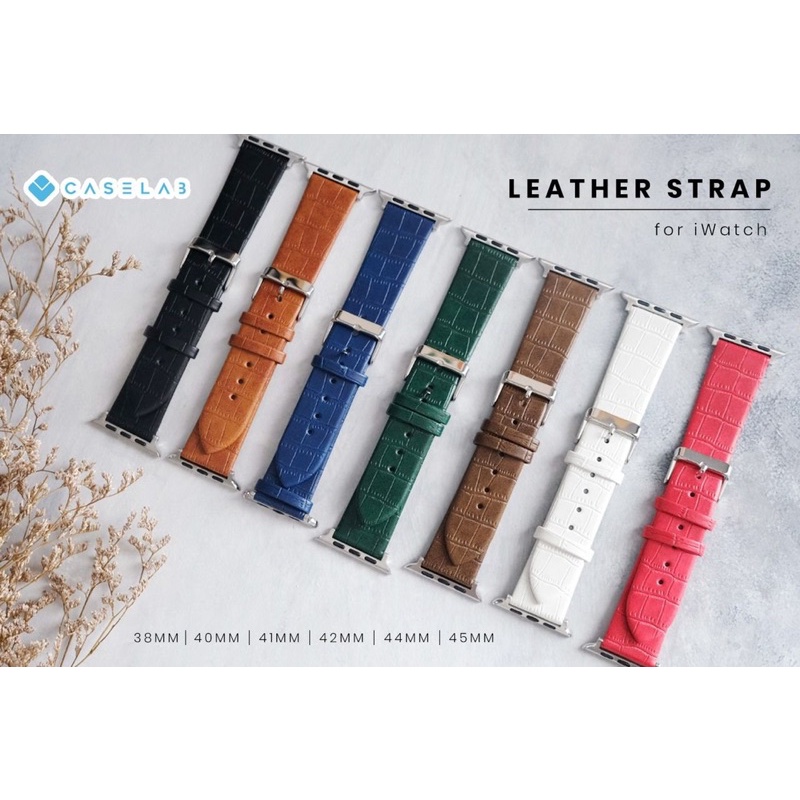 Venito Ancona Leder-Armband Für Apple Watch – Mit Rotgoldenem Stecker