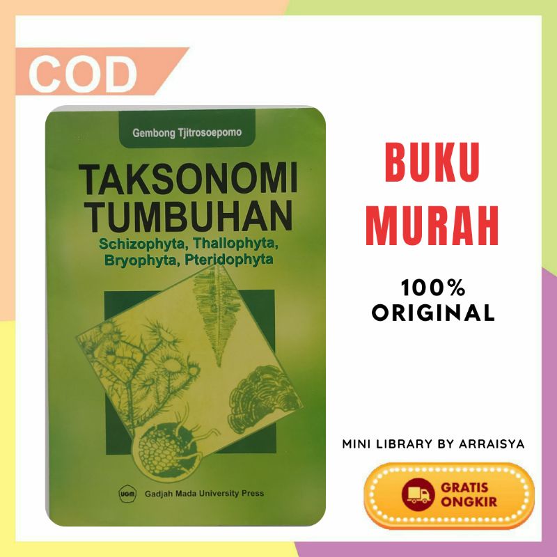 Jual Buku Ori Preloved Kuliah Taksonomi Tumbuhan Schizophyta Thallophyta Bryophyta Oleh