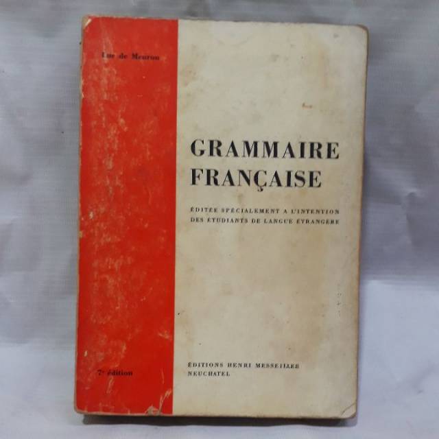 Jual Buku 100 Original Grammaire Francaise Shopee Indonesia