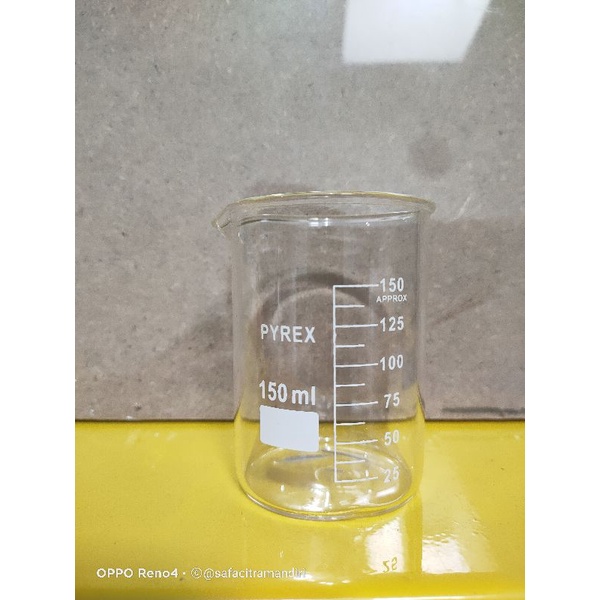Jual Beaker Glass 150 ml Pyrex Shopee Indonesia