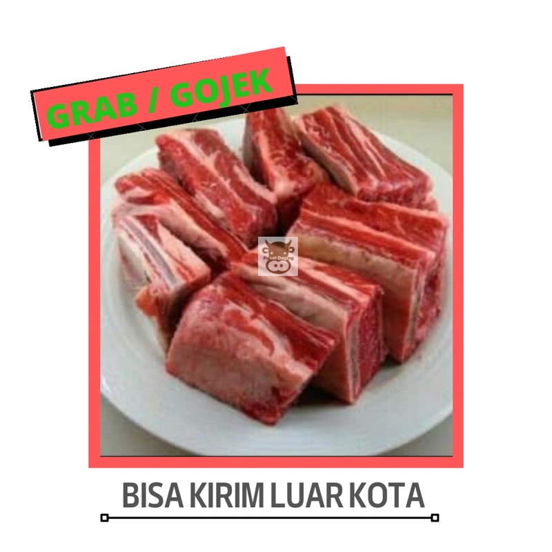 Jual Iga Sapi Daging Tebal Short Rib 500gramm Shopee Indonesia