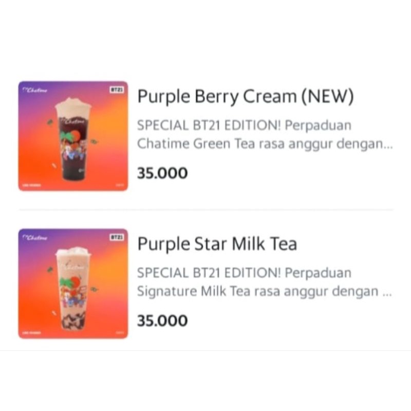 Jual Botol Chatime BT21 | Shopee Indonesia