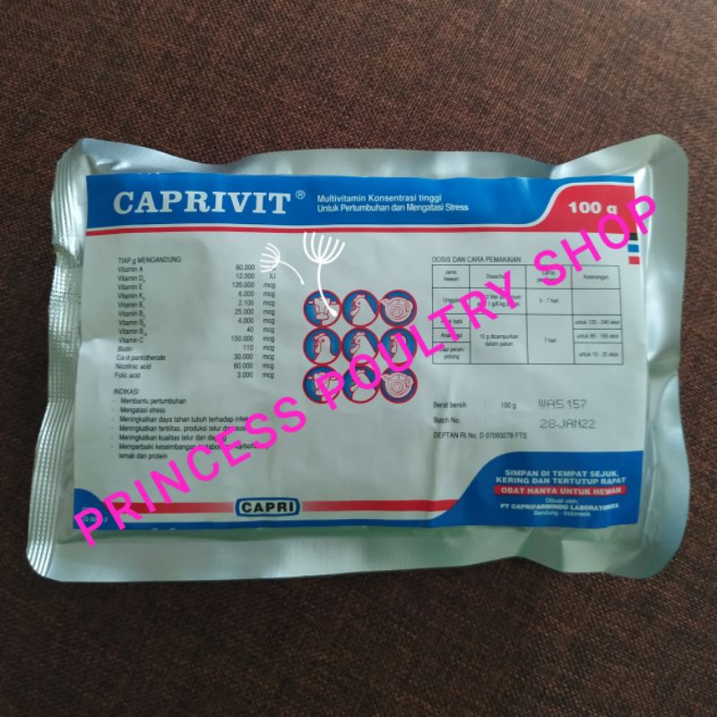 Jual CAPRIVIT 100 gr - Multivitamin Konsentrasi Tinggi | Shopee Indonesia