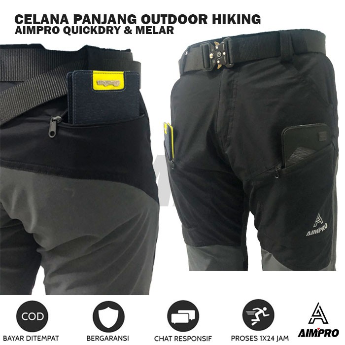Celana Gunung Pria Waterproof Celana Pria Outdoor Hiking Adventure Quickdry Celana Gunung Trekking
