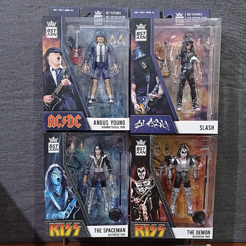 Jual BST AXN Loyal Subject Kiss, Ac/Dc, Gun N Roses Action Figure ...