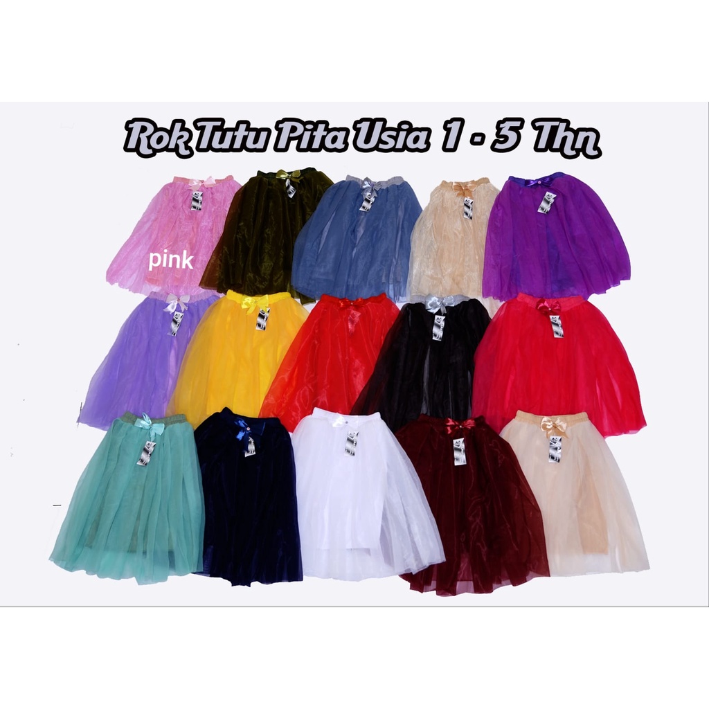 Jual New colection Rok tutu pita terbaru usia (1-5 tahun) | Shopee ...