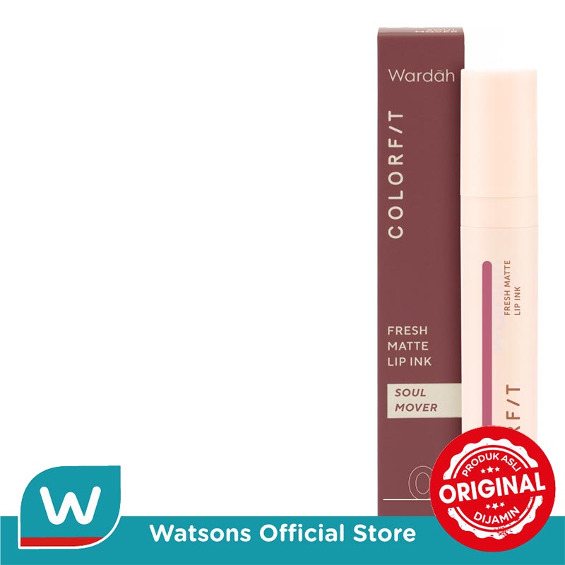 Jual Wardah Colorfit Fresh Matte Lip Ink - Hyped Up | Shopee Indonesia