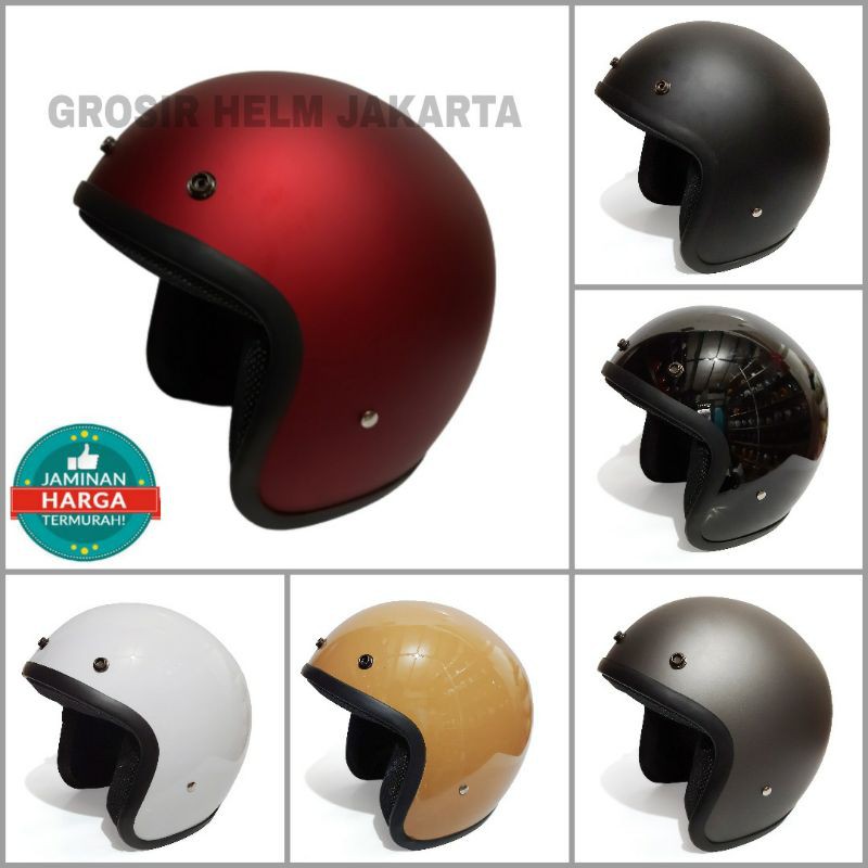 Jual helm retro helm Vespa premium | Shopee Indonesia