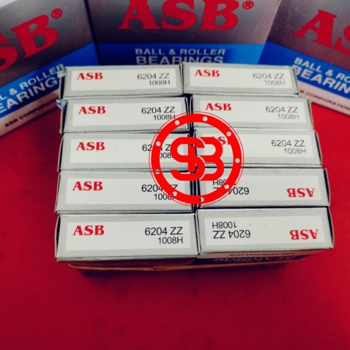 Jual Bearing / Laker / Laher 6204 ZZ ASB | Shopee Indonesia
