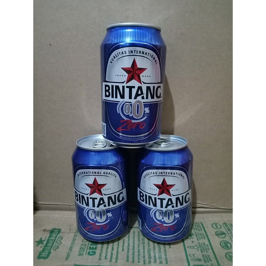 Jual Bir. Bintang Kaleng Zero | Shopee Indonesia