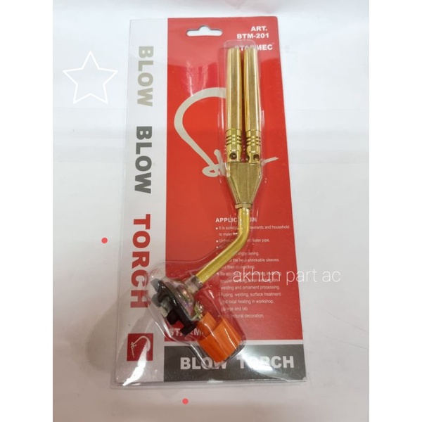 Jual KEPALA LAS MANUAL DOUBLE BLENDER LAS GAS TORCH | Shopee Indonesia