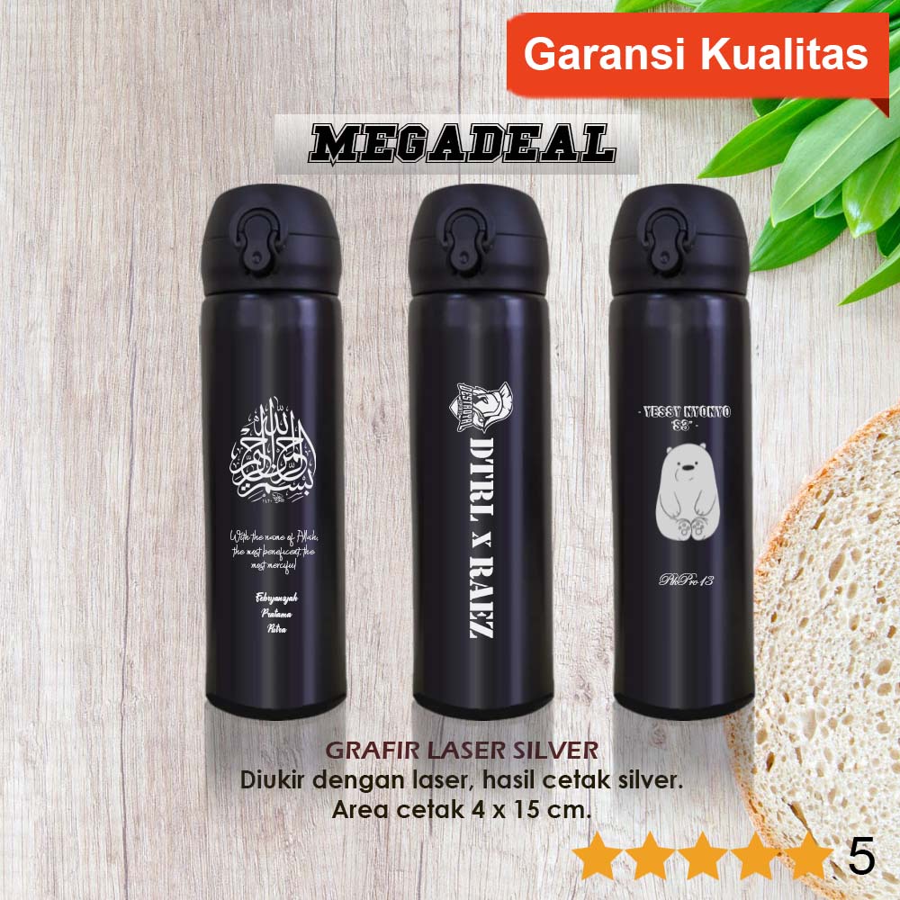 Jual Tumbler Custom Niagara Original Cetak Grafir Silver Souvenir Tumbler Custom Shopee Indonesia