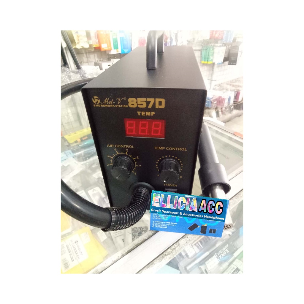 Jual HOT AIR DIGITAL 857D MEL-V SOLDER UAP DIGITAL 857D MEL-V | Shopee ...