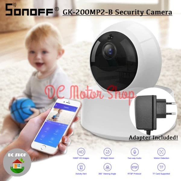 Jual Sonoff GK-200MP2-B Kamera Camera CCTV IP Wireless HD 1080p ...