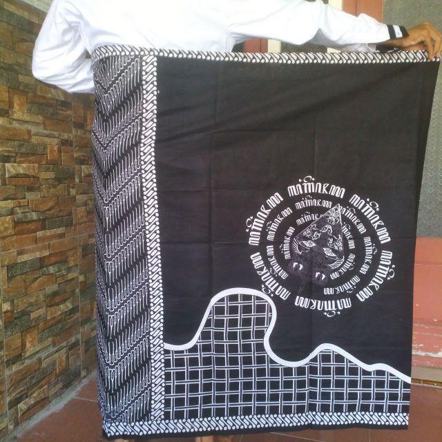 Jual Sarung Batik Gunungan Wayang Sarung Santri Sarung Batik Sarung Budaya Shopee Indonesia