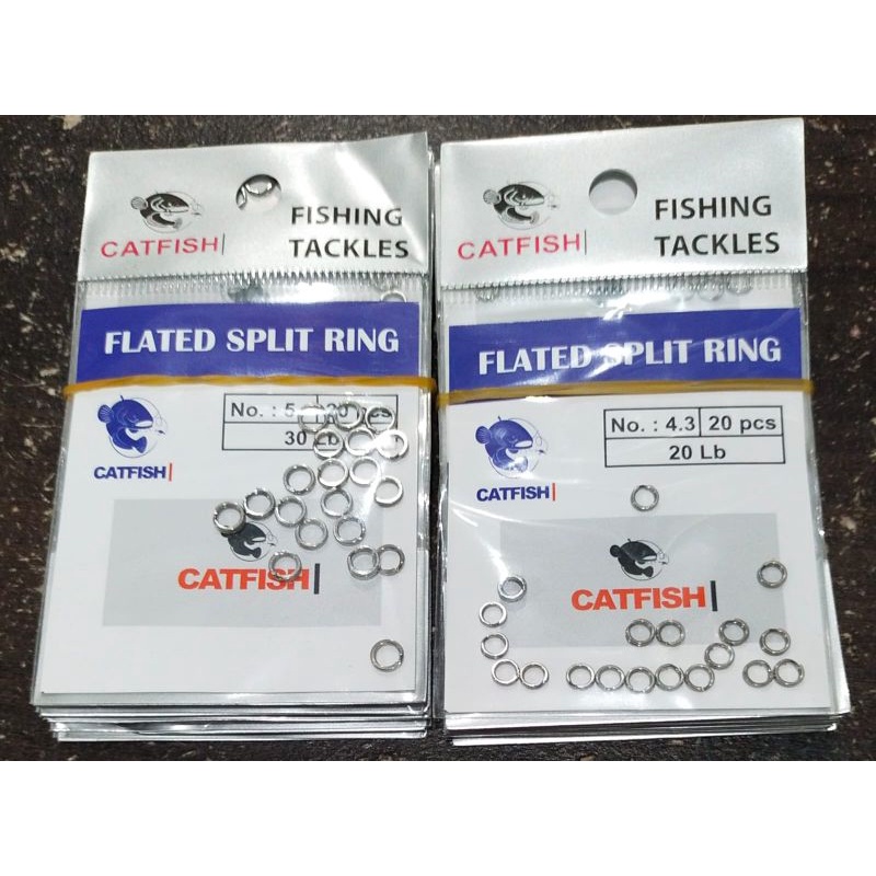 Jual split ring flat catfish | Shopee Indonesia