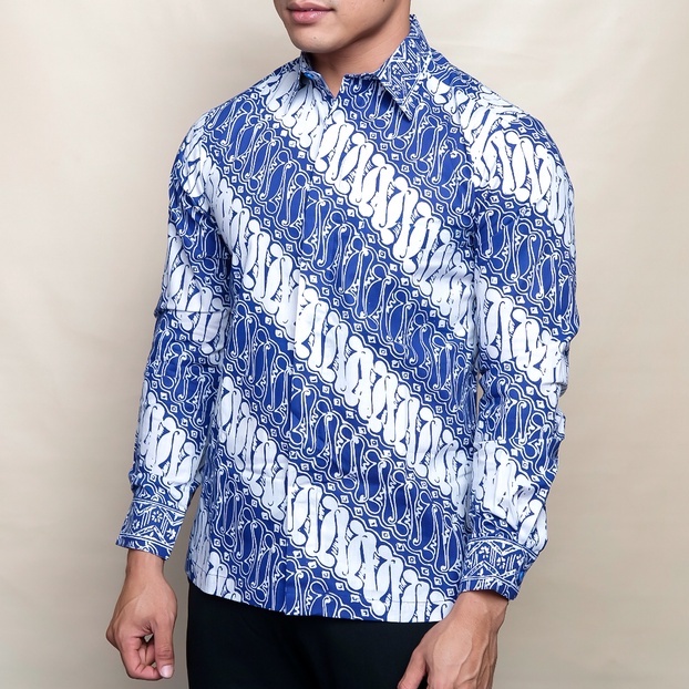 Jual Kemeja Batik Pria Motif: Parang Style: Slim Fit Bahan: Katun ...