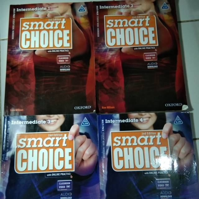 Jual SMART CHOICE MULTI-PACK Intermediate 1 - 4 Student Book/WorkBook ...