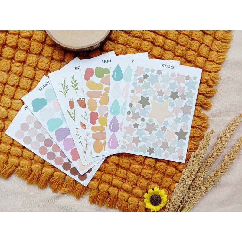 Jual STICKER SHEET YZ-KPDZ-001 | STICKER UNTUK HIASAN NOTES, JOURNAL ...