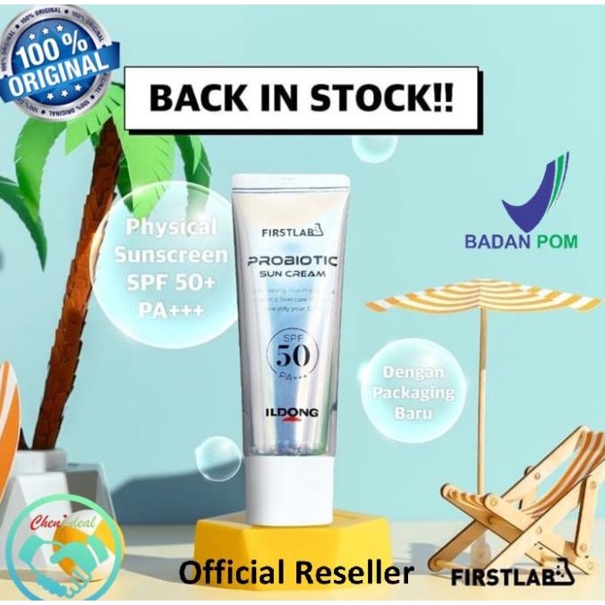 Jual FIRST LAB Probiotic Sun Cream SPF50+ PA++++ (50ml) | Shopee Indonesia