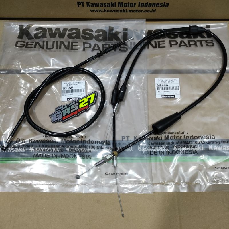 Jual Kabel Tali Gas Dan Kopling Ninja R Ss Rr New Old Zx Cbu Set Cable Throttle Dan Cable