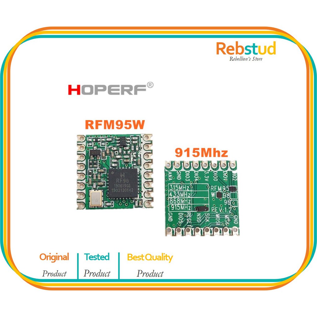 Jual LoRa Chip Module RFM95 RFM95W 915 MHz | Shopee Indonesia