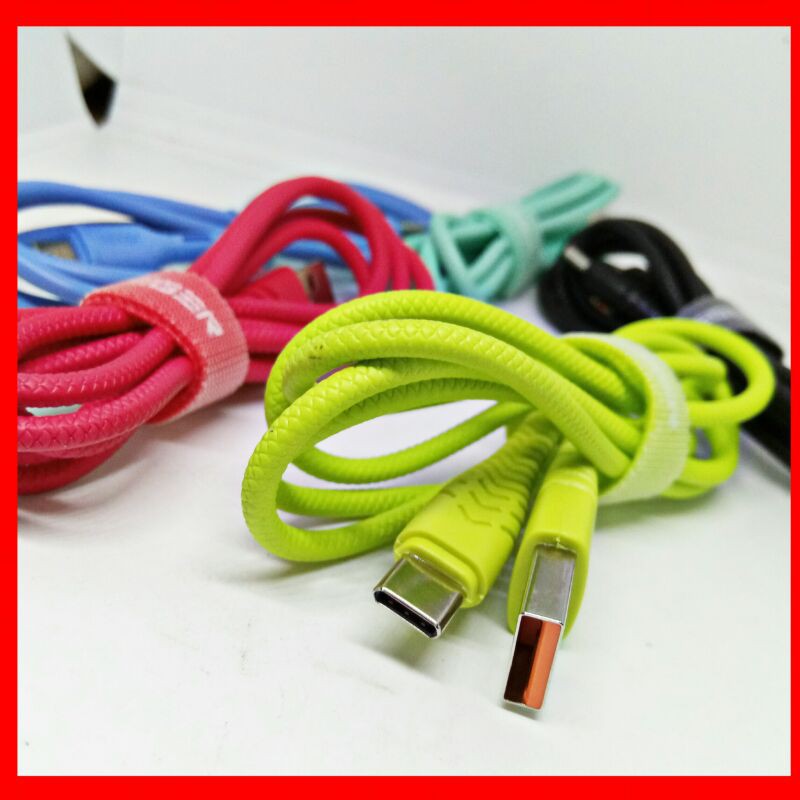 Jual KABEL DATA WARNA WARNI TIPE TYPE C 1,5m MURAH MERIAH | Shopee ...