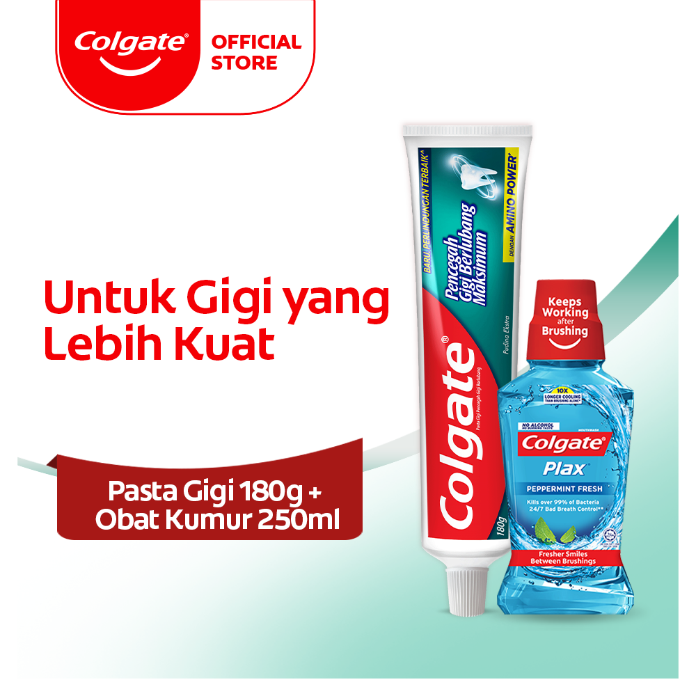 Jual Colgate Maximum Cavity Protection Fresh Cool Mint Toothpaste 180g ...