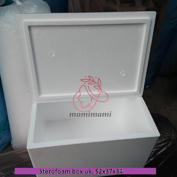 Jual Sterofoam Box 52x37x34 Styrofoam GG Gabus Kotak Makanan Beku Bandung Shopee Indonesia