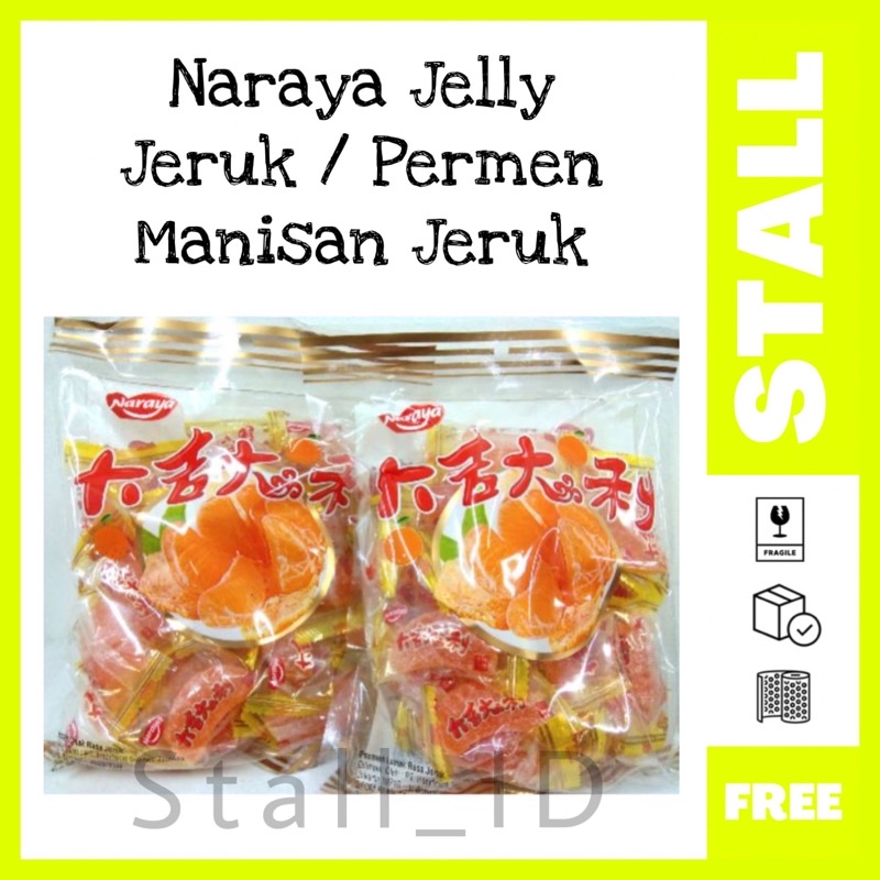 Jual Jelly Jeruk Naraya Permen Manisan Mandarin Orange Jeli Netto 500 G Shopee Indonesia 2781