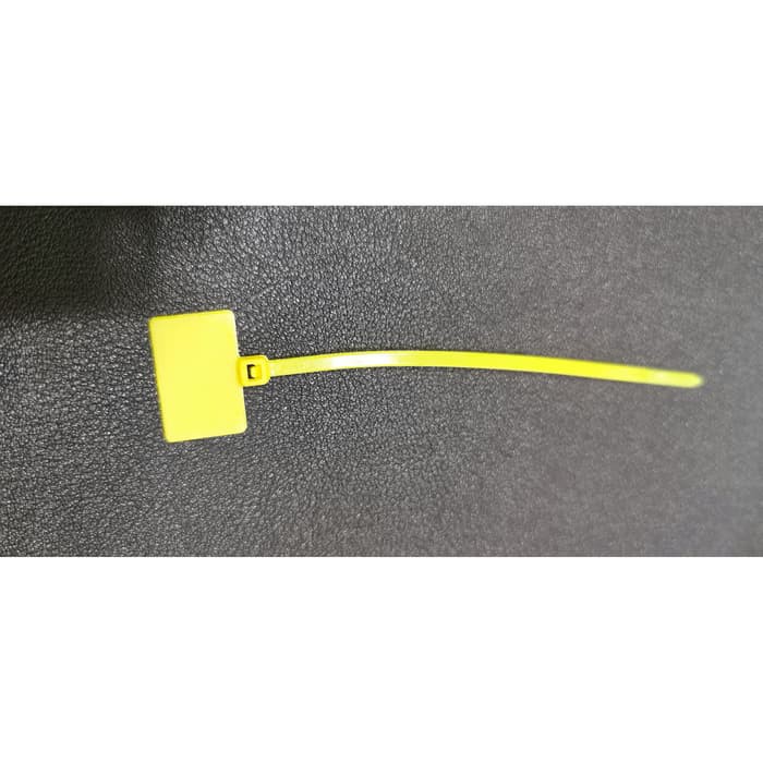 Jual Maker TIE warna KUNING 10cmx3mm Pengikat Kabel label / cable Ties ...