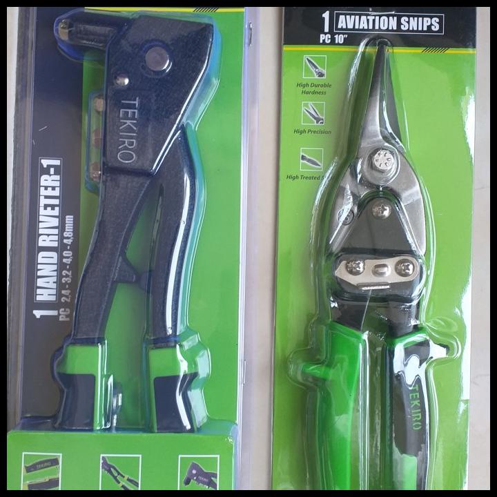 Jual Tang Rivet Tekiro+Gunting Baja Ringan | Shopee Indonesia
