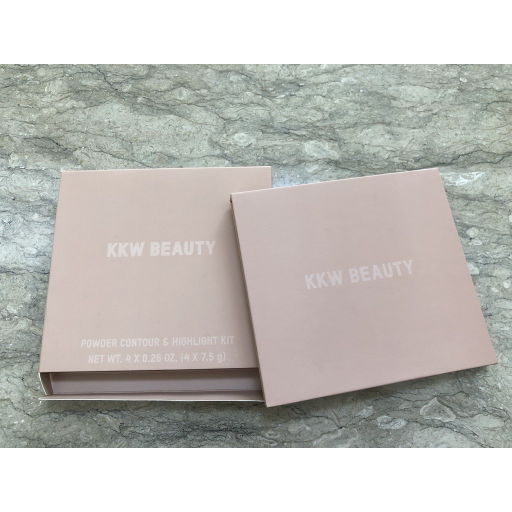 Jual KKW Beauty Powder Contour & Highlight Kit (Dark) Shopee Indonesia