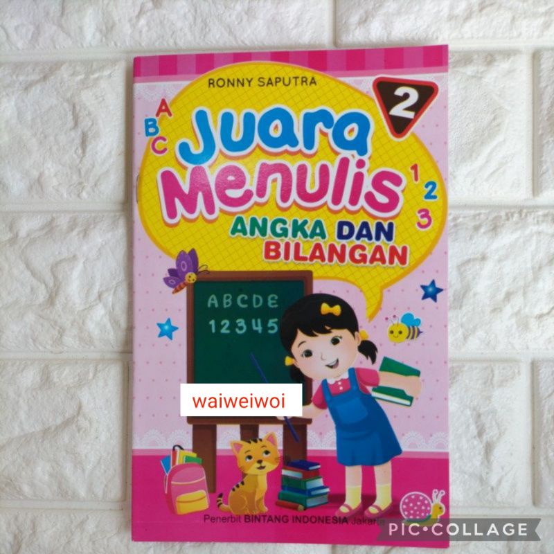 Jual Buku Belajar Menulis Angka Dan Bilangan Behitung Shopee Indonesia