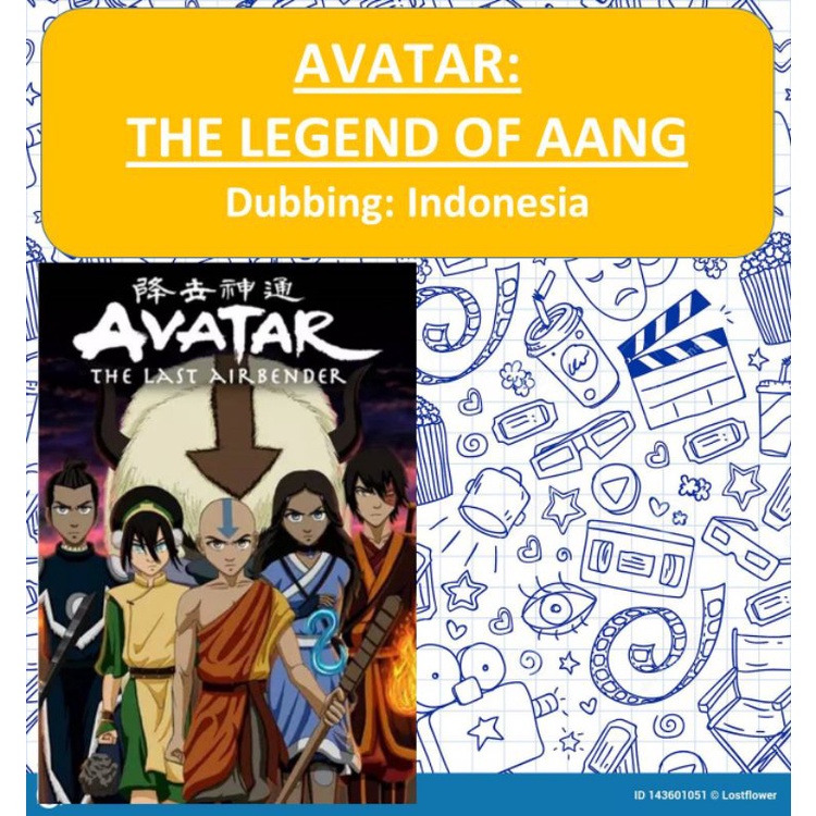 Jual Avatar The Legend Of Aang Dubbing Indonesia GDrive Shopee