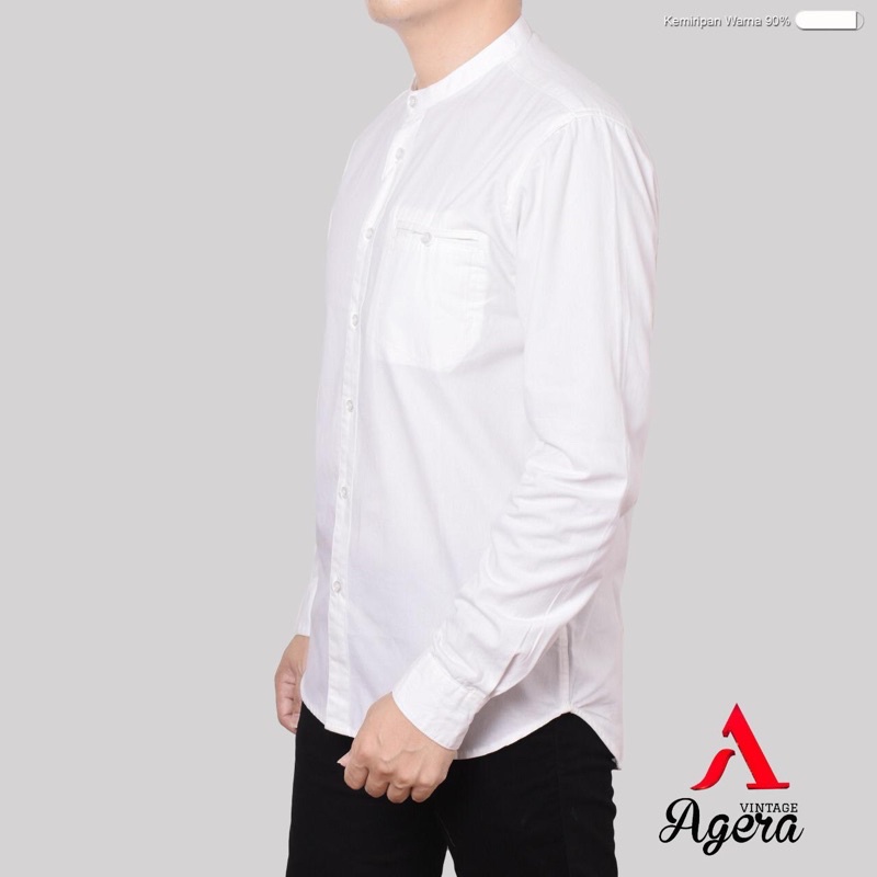 KOKO AGERA DAN SAJUAK LENGAN PANJANG/ PAKAIAN MUSLIM KOKO/ KEMKO/ ATASAN MUSLIM PRIA/KEMEJA/ SAJUAK & AGERA/KEMEJA MUSLIM KERAH SANGHAI/ PAKAIAN MUSLIM/ MUSLIM WEAR
