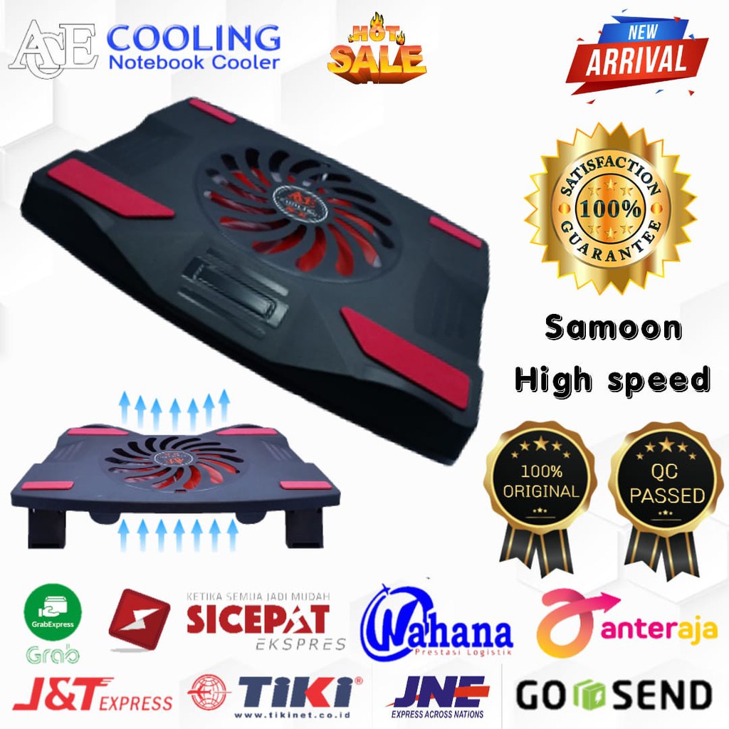 Jual Kipas laptop Notebook cooling pad 15inch Ace Cooling Samoon High ...