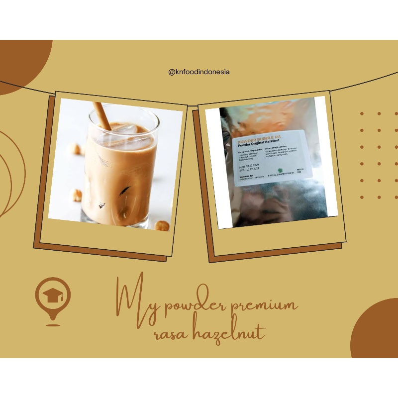 Jual Powder Bubuk Minuman Premium Rasa Hazelnut 1KG | Shopee Indonesia