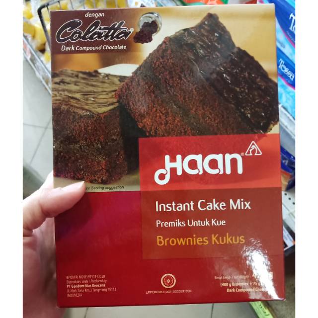 Jual Colatta haan brownies kukus instant cake mix 475 gr Shopee Indonesia
