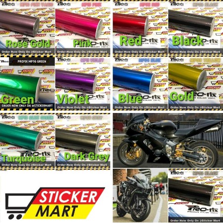 Jual Sticker Motor Black Metallic Paint 5meter (HitamMetalik alt. 3M ...