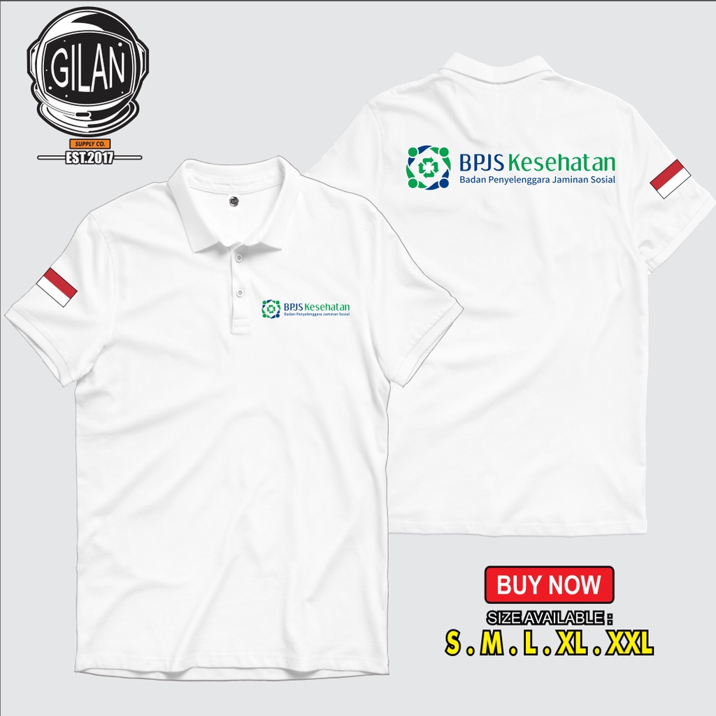 Jual Polo Shirt Kaos Kerah BPJS KESEHATAN BADAN PENYELENGGARA JAMINAN ...