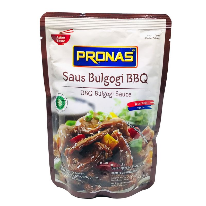 Jual Pronas Stir Fry Sauce Korean Bulgogi G G Shopee Indonesia