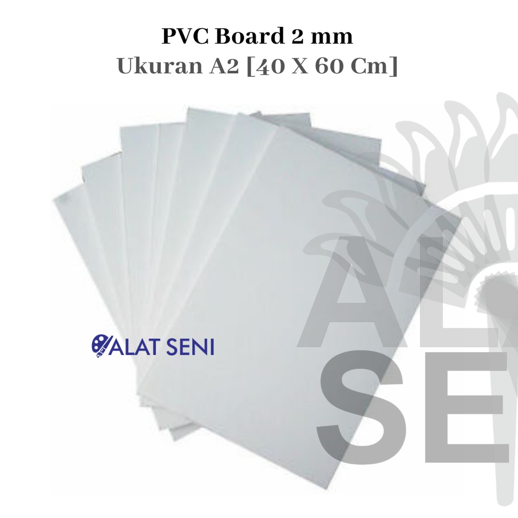 Jual PVC Board 2mm Ukuran A2 [40 X 60 Cm]-Papan Pvc - 2Mm / PVC Foam ...